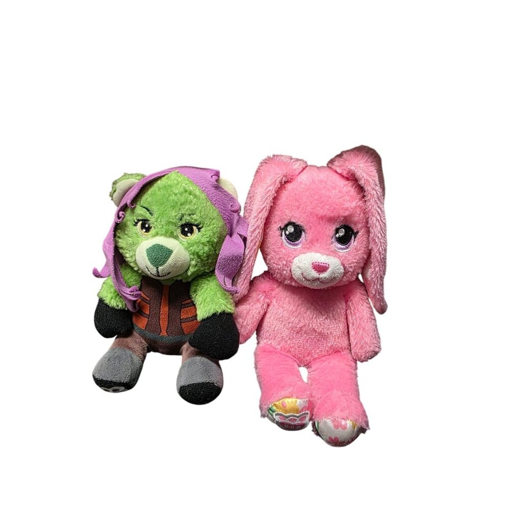Build-A-Bear Mini Plush Stuffed Animal Pink Bunny & Gamora